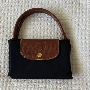 Longchamp LePliage medium tote with short handles